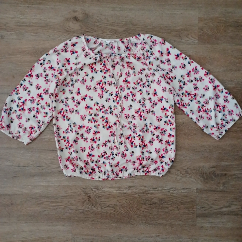 Floral spring summer light weight top